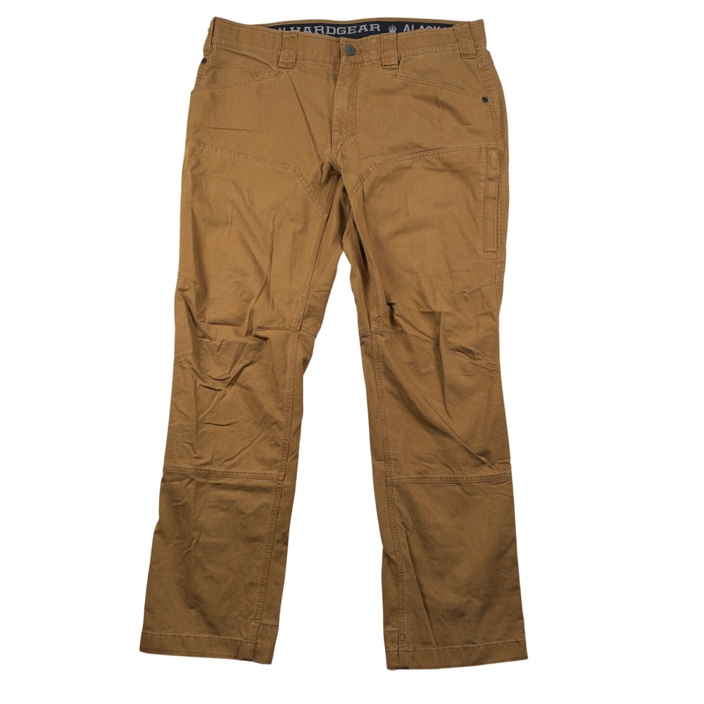 Alaskan Hardgear Pants Mens 38x32 Brown Slim Fit Duluth Trading Co Workwear